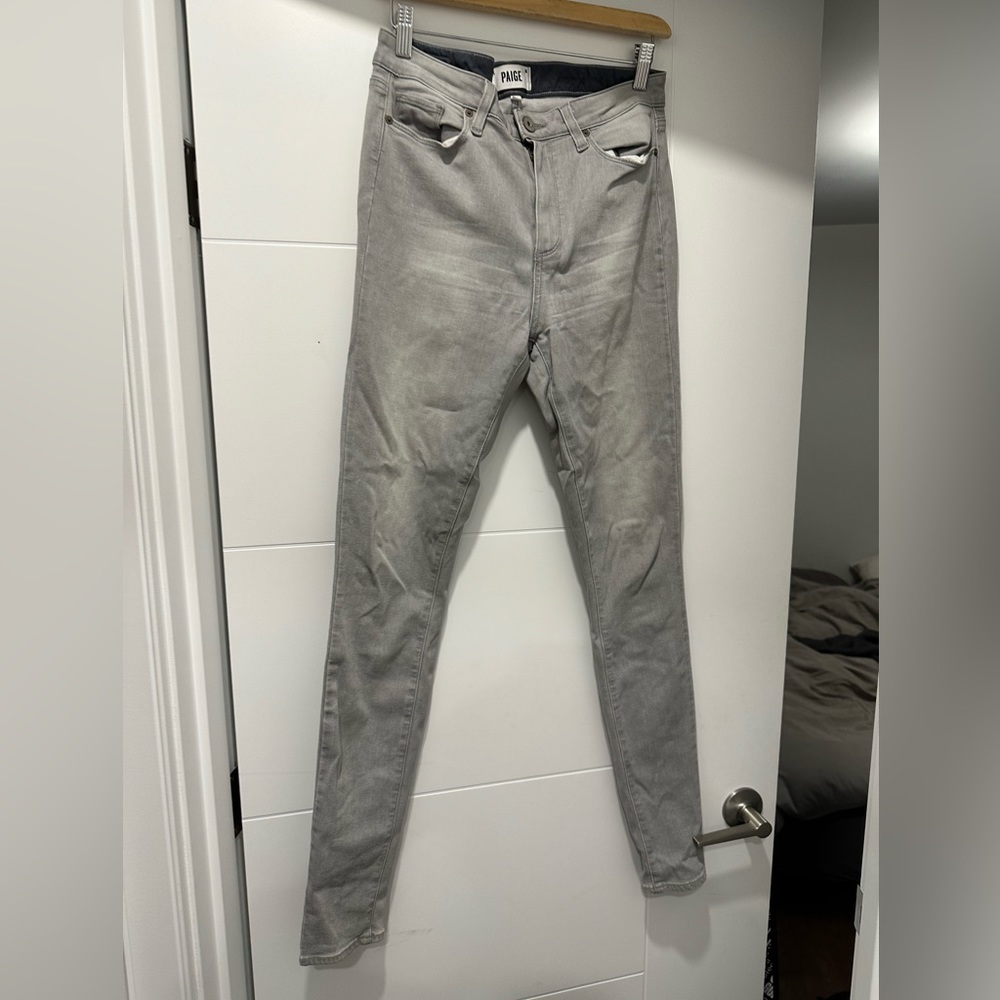 Paige skinny jeans.